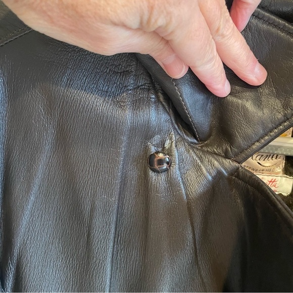 Vintage Kurland Brown  jacket Leather Imported Cabretta Leather - Picture 8 of 13